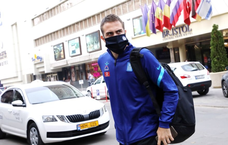 Εθνική Ελλάδας: Προσγειώθηκε στο Κισινάου η αποστολή