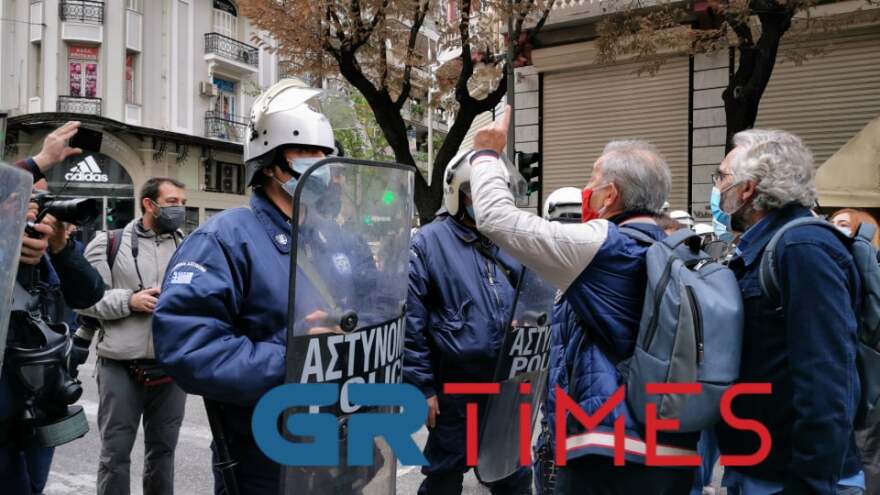 Θεσσαλονίκη: Δεκάδες προσαγωγές στην κινητοποίηση για το Πολυτεχνείο