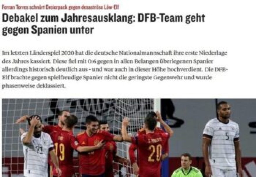 UEFA Nations League: Την κεφαλή του Λεβ επί πίνακι ζητούν οι Γερμανοί μετά την συντριβή 6-0 από την Ισπανία