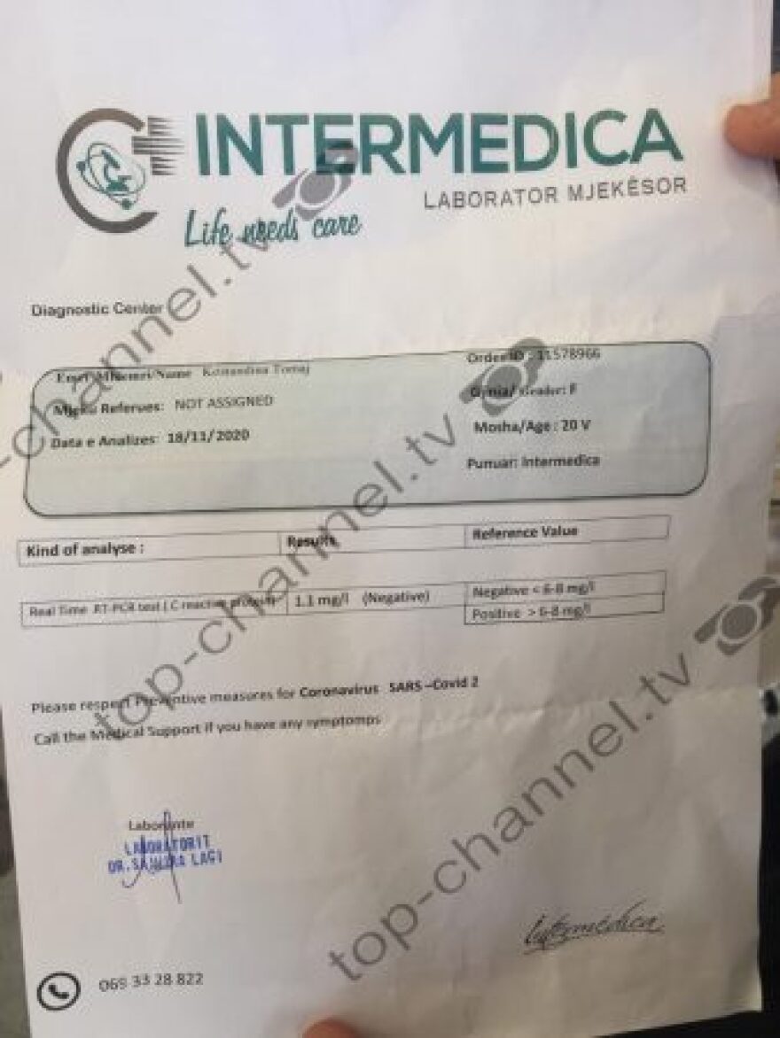 Αλβανία: Έμπαιναν στην Ελλάδα με πλαστά τεστ κορωνοϊού -Δείτε βίντεο