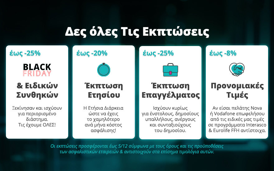 Black Friday και στην ασφάλεια αυτοκινήτου… πρόλαβε τις προσφορές!