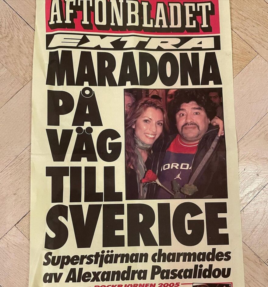 Ντιέγκο Μαραντόνα: Η Αλεξάνδρα Πασχαλίδου μιλά για τη συνάντησή τους - «Ήταν ένας Θεός»