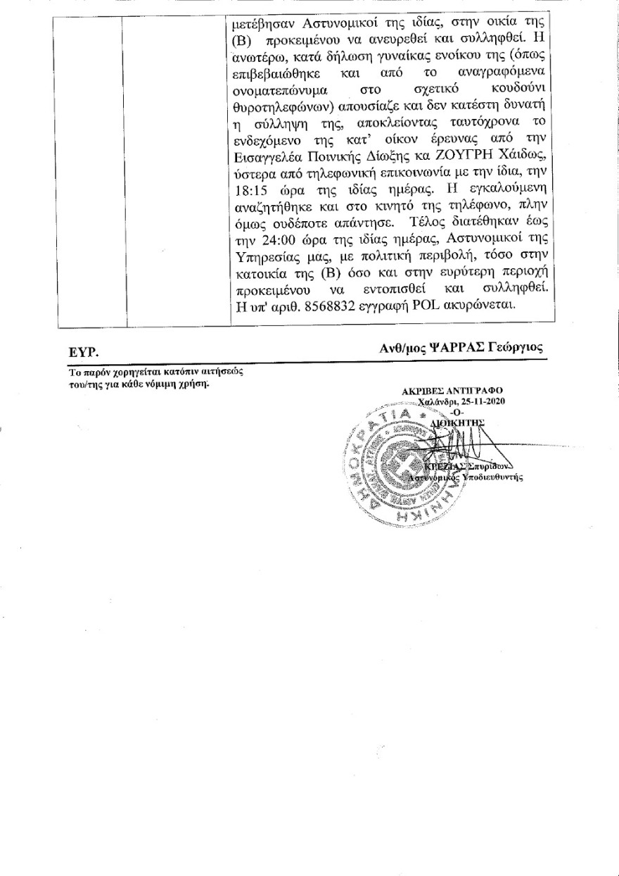 Μαίνεται ο πόλεμος Φουρθιώτη-Αυλωνίτου: «Η πρώην βουλευτής συνελήφθη αλλά το αρνείται»