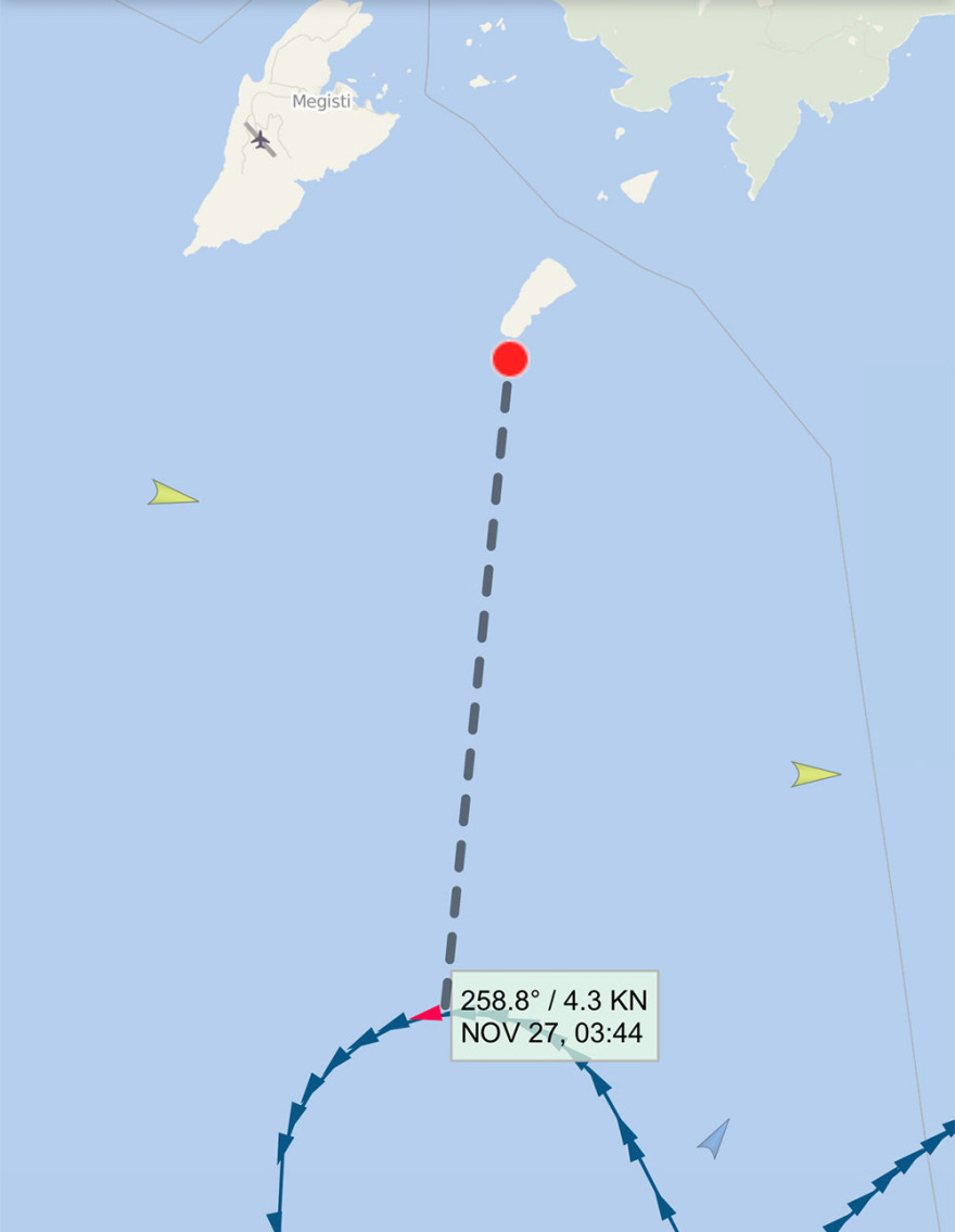 «Μια ανάσα» από το Καστελλόριζο έφτασε το Oruc Reis