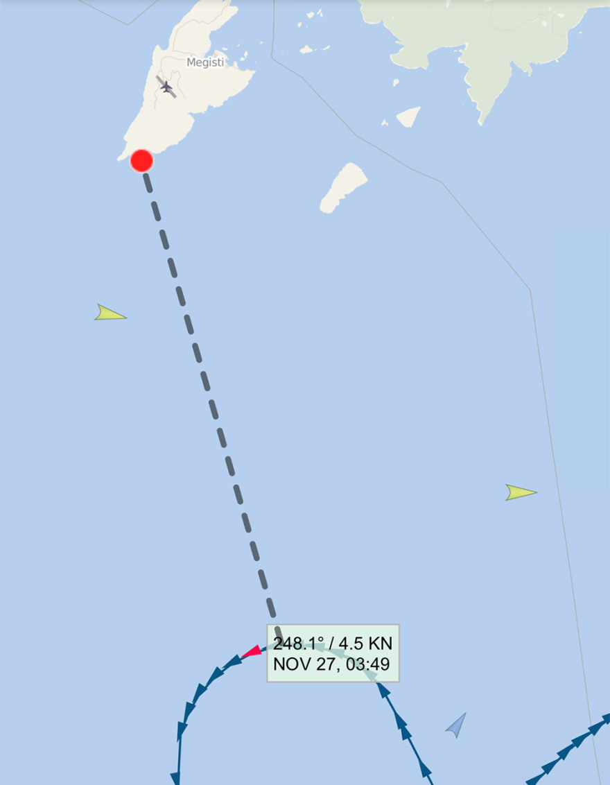 «Μια ανάσα» από το Καστελλόριζο έφτασε το Oruc Reis