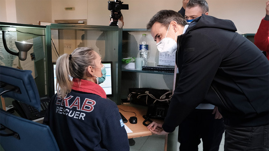 Μητσοτάκης: Μειώνεται το ιικό φορτίο στη Βόρεια Ελλάδα - Δωρεάν και όχι υποχρεωτικό το εμβόλιο