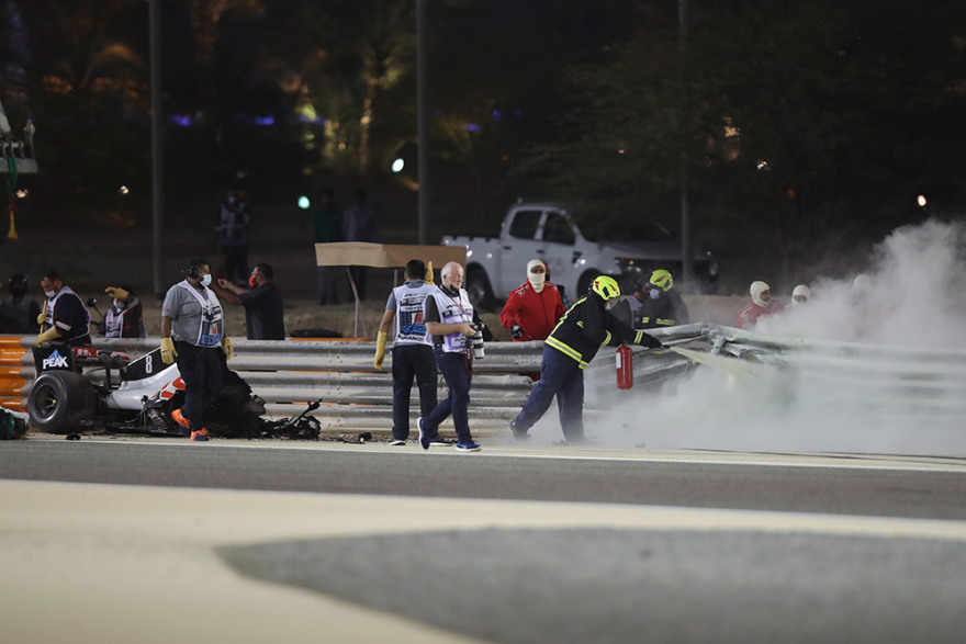 Σοκαριστικό ατύχημα στη Formula 1: Εξερράγη το μονοθέσιο του Γκροζάν