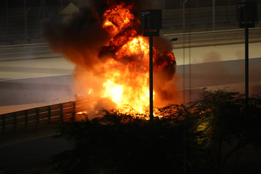 Σοκαριστικό ατύχημα στη Formula 1: Εξερράγη το μονοθέσιο του Γκροζάν