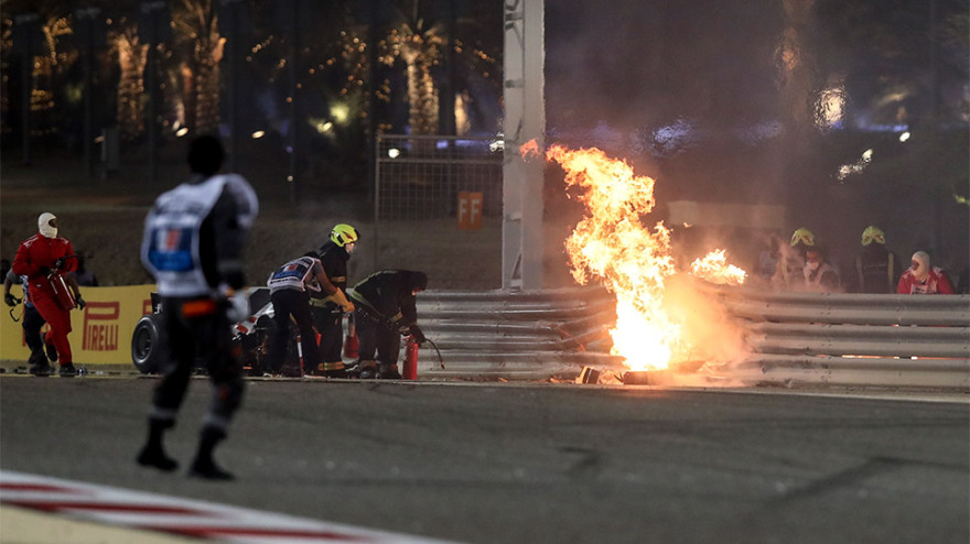 Σοκαριστικό ατύχημα Formula 1: Το μήνυμα του Γκροζάν μέσα από το νοσοκομείο - Δείτε βίντεο