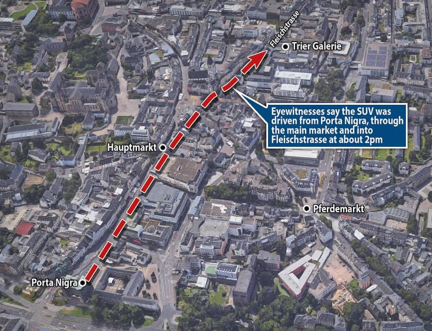 Τέσσερις νεκροί, ένα κοριτσάκι ανάμεσά τους στο Τρίερ