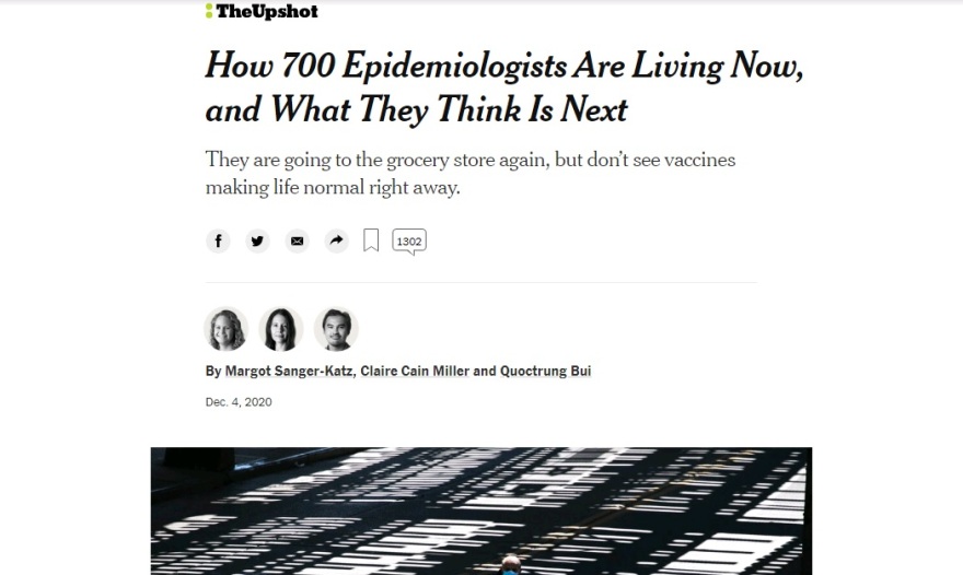 New York Times - 700 επιδημιολόγοι απαντούν: Ποιες είναι οι πιο επικίνδυνες δραστηριότητες για τη μετάδοση του ιού