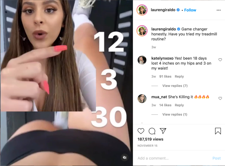 Λορίν Τζιράλντο: Το ασχημόπαπο που έγινε κύκνος με τη μέθοδο «12-3-30»