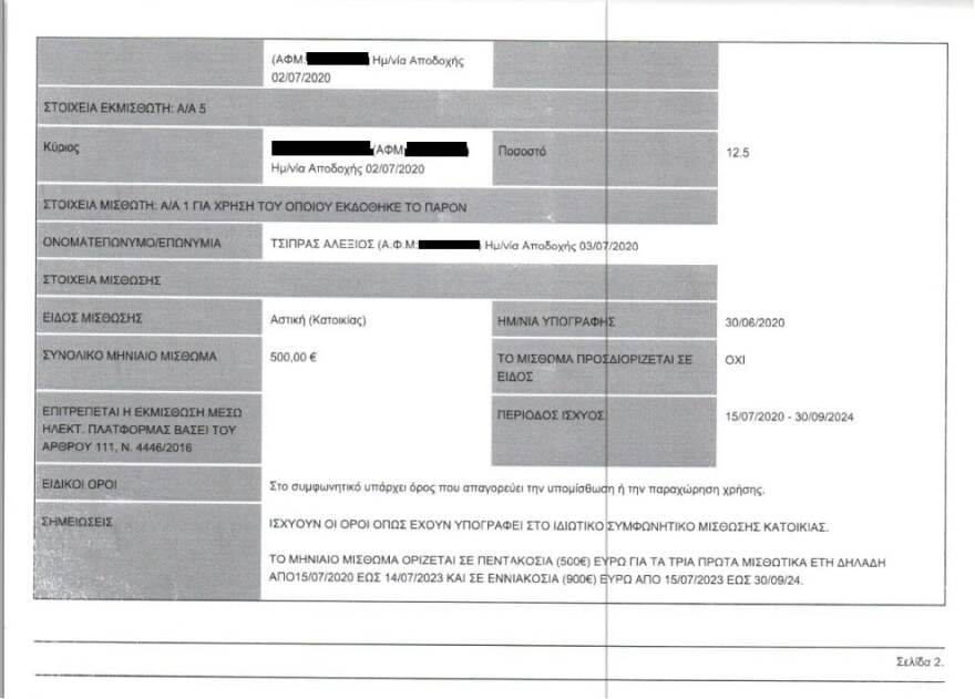 Τσίπρας: Νοίκιασα το σπίτι στο Σούνιο με 500 ευρώ το μήνα τα 3 πρώτα χρόνια