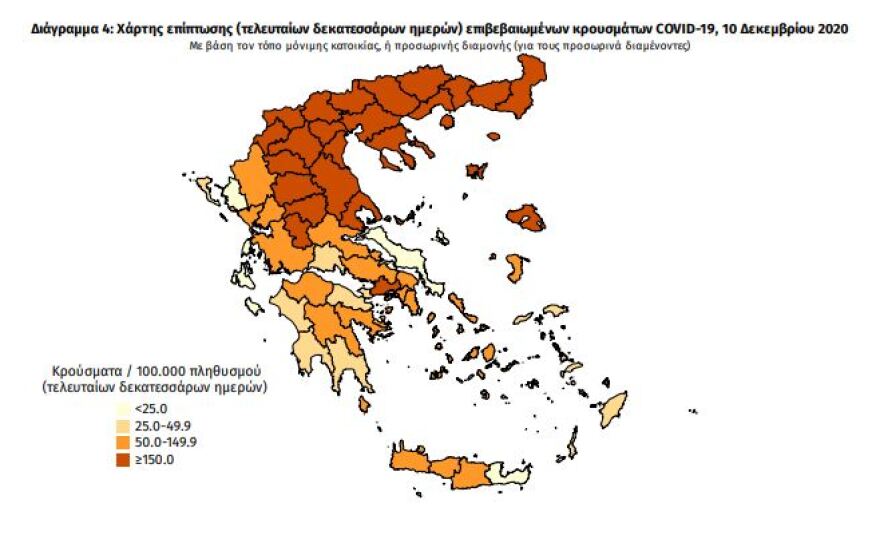 Κορωνοϊός: Στα 1.534 τα νέα κρούσματα - 571 οι διασωληνωμένοι, 81 θάνατοι