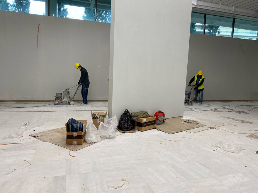 Φωτογραφίες: Προς ολοκλήρωση το έργο της Εθνικής Πινακοθήκης