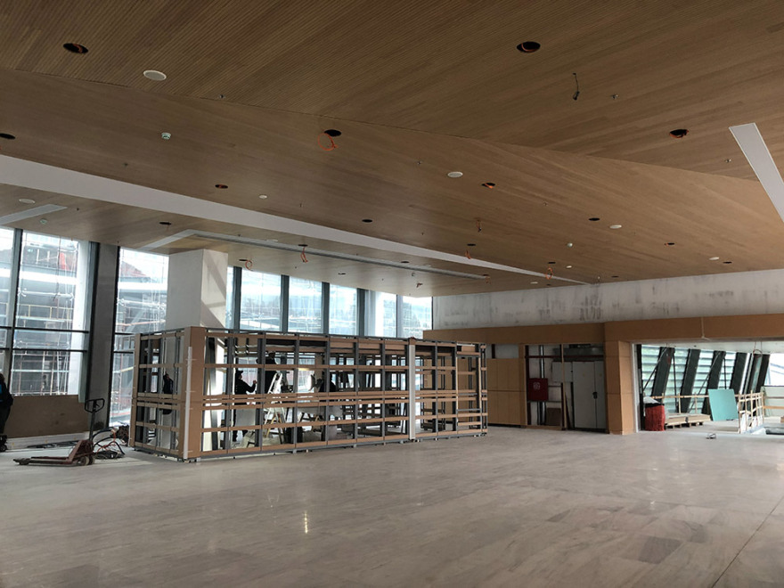 Φωτογραφίες: Προς ολοκλήρωση το έργο της Εθνικής Πινακοθήκης