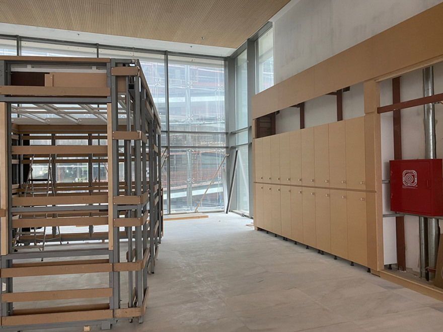 Φωτογραφίες: Προς ολοκλήρωση το έργο της Εθνικής Πινακοθήκης