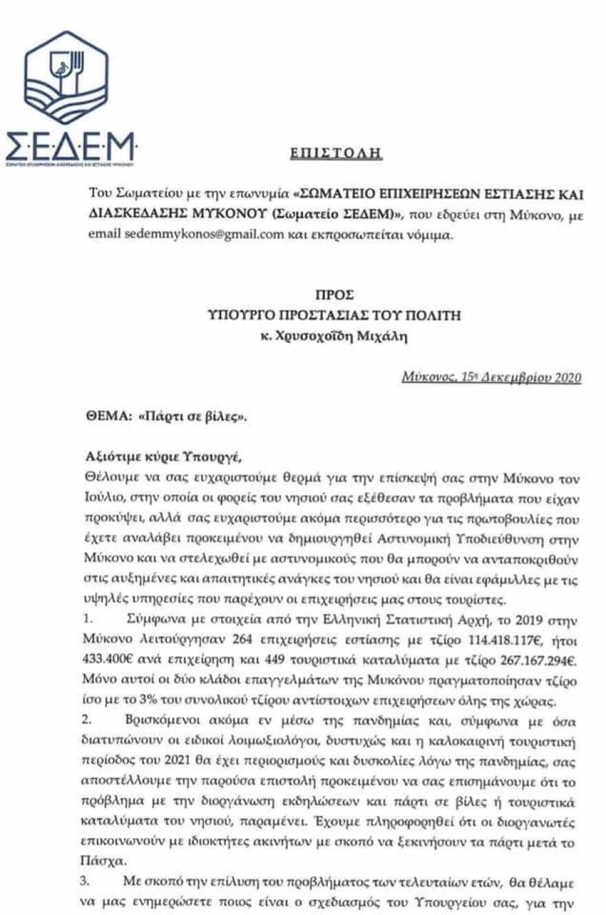 Κλείνουν από τώρα πάρτι σε βίλες στη Μύκονο για το Πάσχα!