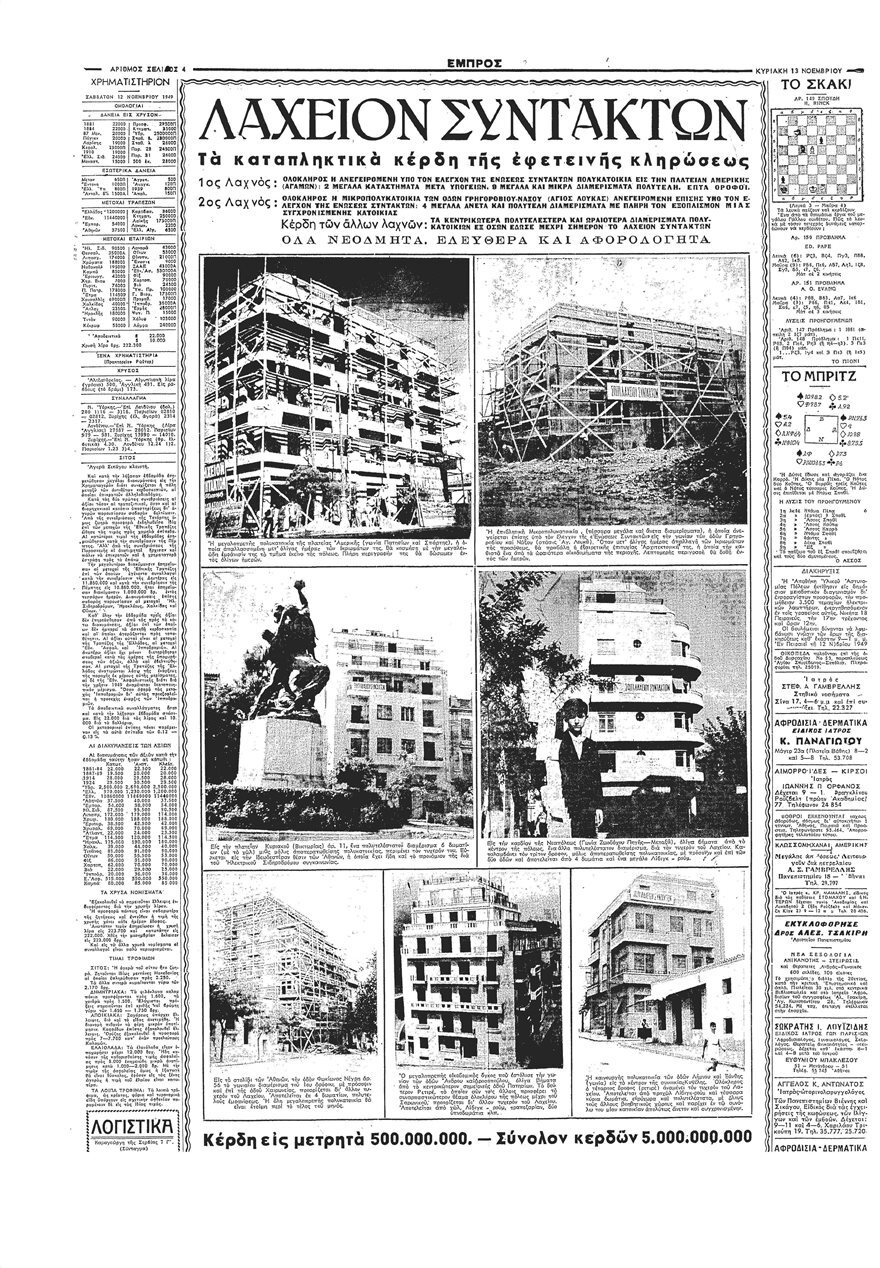 Πρωτοχρονιάτικο λαχείο: Ο κορωνοϊός ακύρωσε την κλήρωση που άλλοτε μοίραζε πολυκατοικίες και αυτοκίνητα