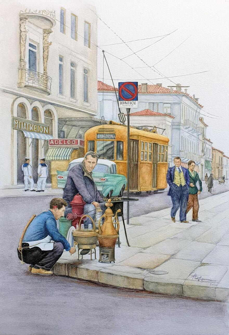 Νοσταλγικές εικόνες από την παλιά Ομόνοια μέσα από ένα εικαστικό ημερολόγιο - Δείτε φωτογραφίες