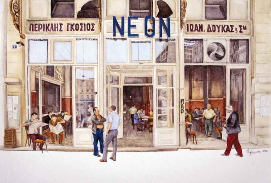 Νοσταλγικές εικόνες από την παλιά Ομόνοια μέσα από ένα εικαστικό ημερολόγιο - Δείτε φωτογραφίες