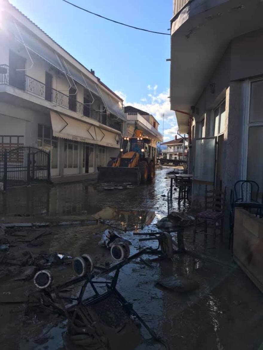 Εικόνες κατακλυσμού από την Ευκαρπία Σερρών - Δείτε βίντεο