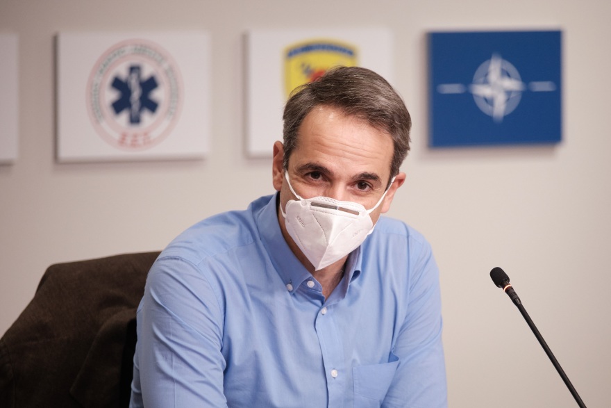 Ο Μητσοτάκης στη ΓΓ Πολιτικής Προστασίας: Μέχρι στιγμής έχουν γίνει πάνω από 16.000 εμβολιασμοί