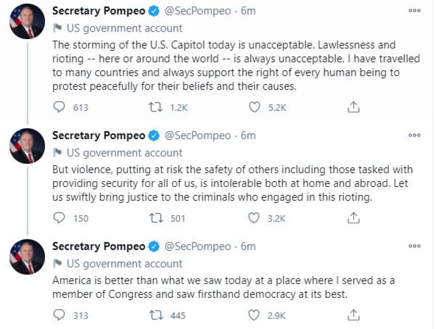 Χάος στις ΗΠΑ: Να οδηγηθούν στη Δικαιοσύνη οι ταραχοποιοί ζητά ο Πομπέο