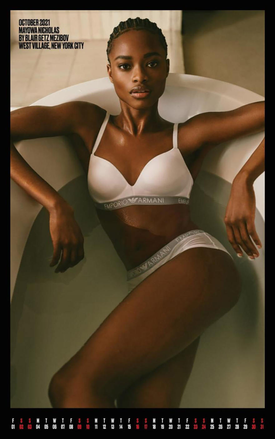 Το αισθησιακό ημερολόγιο του Αρμάνι για το 2021