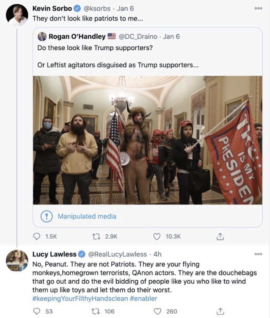 Εισβολή στο Καπιτώλιο: Η τηλεοπτική Ζήνα «κατατρόπωσε» τον Ηρακλή στο twitter