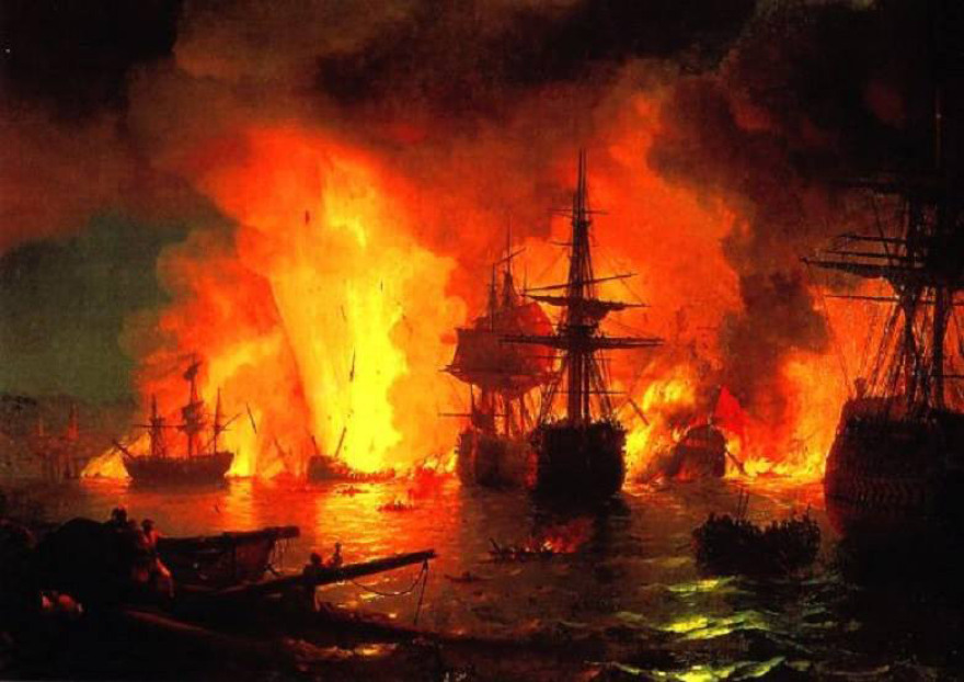 Η ναυμαχία του Τσεσμέ (1770), η πανωλεθρία των Τούρκων και ο Ιωάννης Βαρβάκης