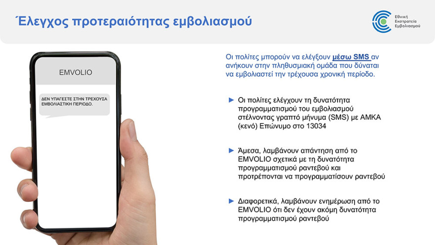 Εμβόλιο για τον κορωνοϊό: Άνοιξε η πλατφόρμα για τον προγραμματισμό
