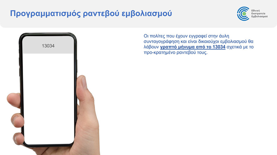 Εμβόλιο για τον κορωνοϊό: Άνοιξε η πλατφόρμα για τον προγραμματισμό