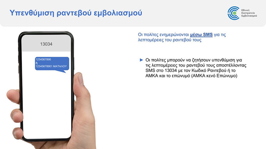 Εμβόλιο για τον κορωνοϊό: Άνοιξε η πλατφόρμα για τον προγραμματισμό