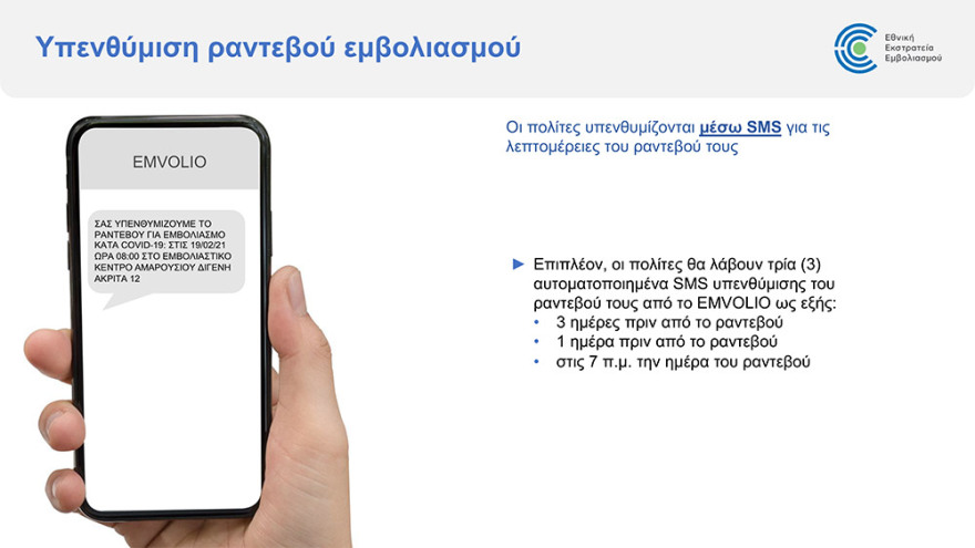 Εμβόλιο για τον κορωνοϊό: Άνοιξε η πλατφόρμα για τον προγραμματισμό