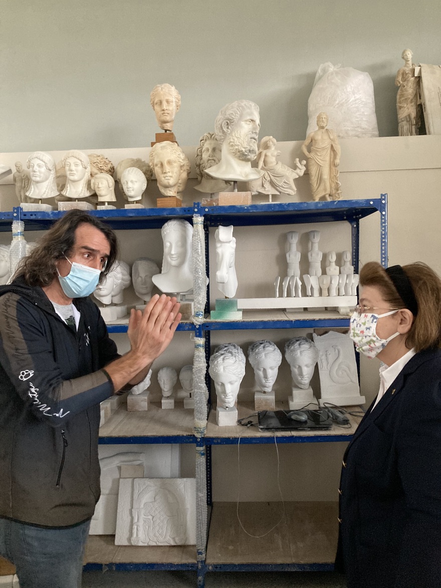 Ριζική αναδιοργάνωση στην παραγωγή και διάθεση εκμαγείων και αντιγράφων που πωλούνται στα ελληνικά μουσεία - Φωτογραφίες