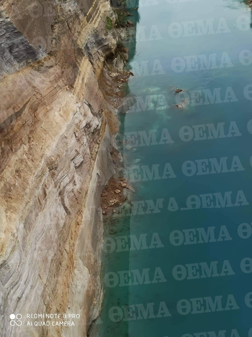 Έκλεισε η διώρυγα  της Κορίνθου - Δείτε βίντεο με τη στιγμή της κατολίσθησης
