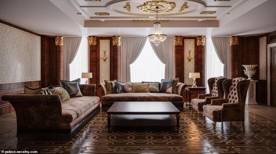 Πούτιν όπως... Ερντογάν: Από εκκλησία μέχρι και... μπάρες pole dancing στο νέο «παλάτι» του Ρώσου προέδρου