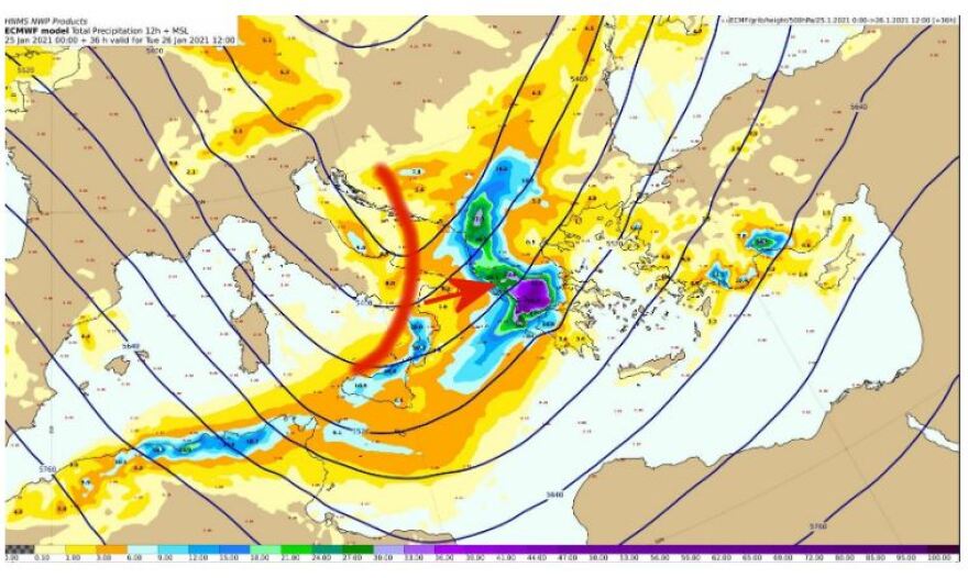 Καιρός: Πτώση θερμοκρασίας, χιονοπτώσεις, βροχές και ισχυροί άνεμοι το επόμενο διήμερο
