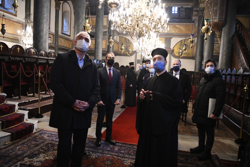 Το Οικουμενικό Πατριαρχείο επισκέφθηκε ο Τούρκος υπουργός Πολιτισμού και Τουρισμού