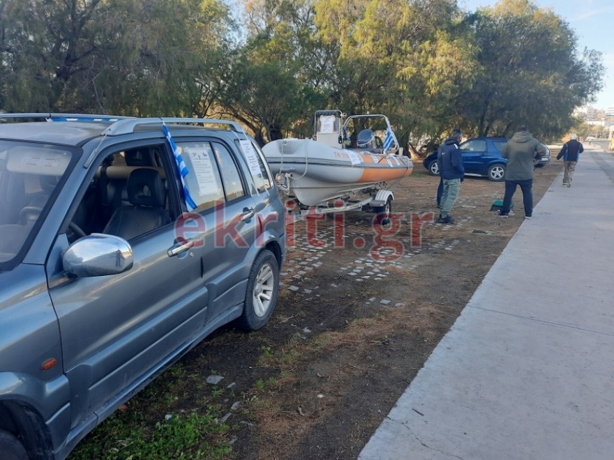 Ηράκλειο: Διαμαρτύρονται ψαράδες και κυνηγοί - Ζητούν το «άνοιγμα» της αλιείας