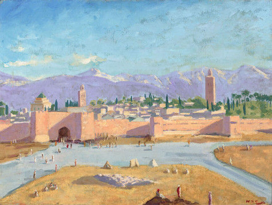 Angelina Jolie: Δημοπρατεί ιστορικό πίνακα του Winston Churchill