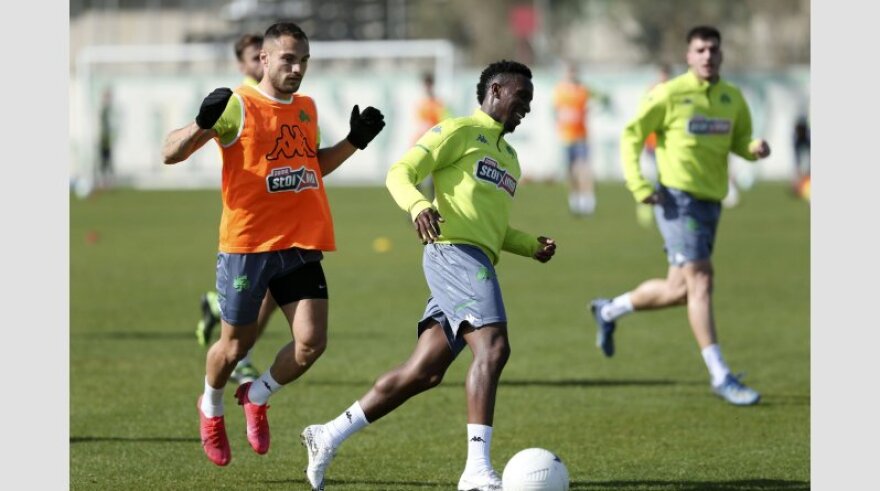 Παναθηναϊκός: H πρώτη προπόνηση του Σανκαρέ και του Νγκμπακοτό