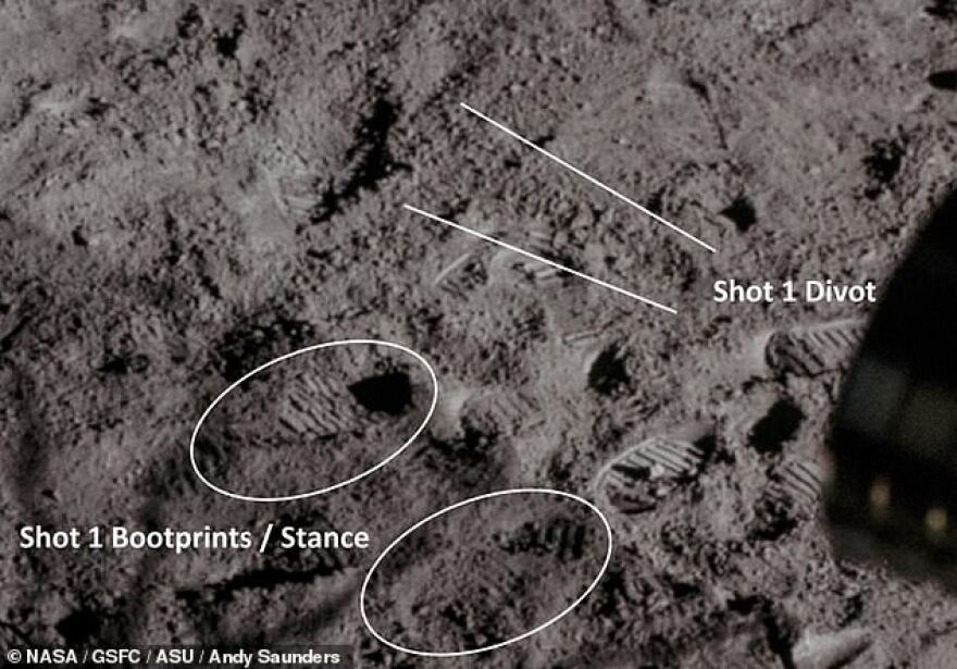 Βρέθηκε μετά από 50 χρόνια στη Σελήνη η χαμένη μπάλα γκολφ του Άλαν Σέπαρντ