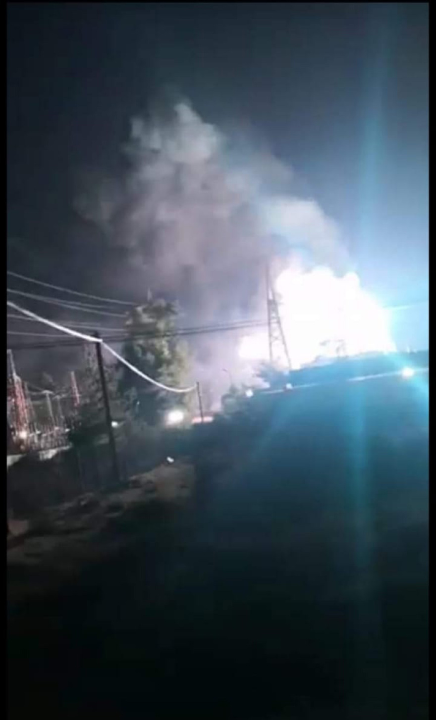 Βίντεο και φωτογραφίες από τη φωτιά στο σταθμό του ΑΔΜΗΕ στον Ασπρόπυργο