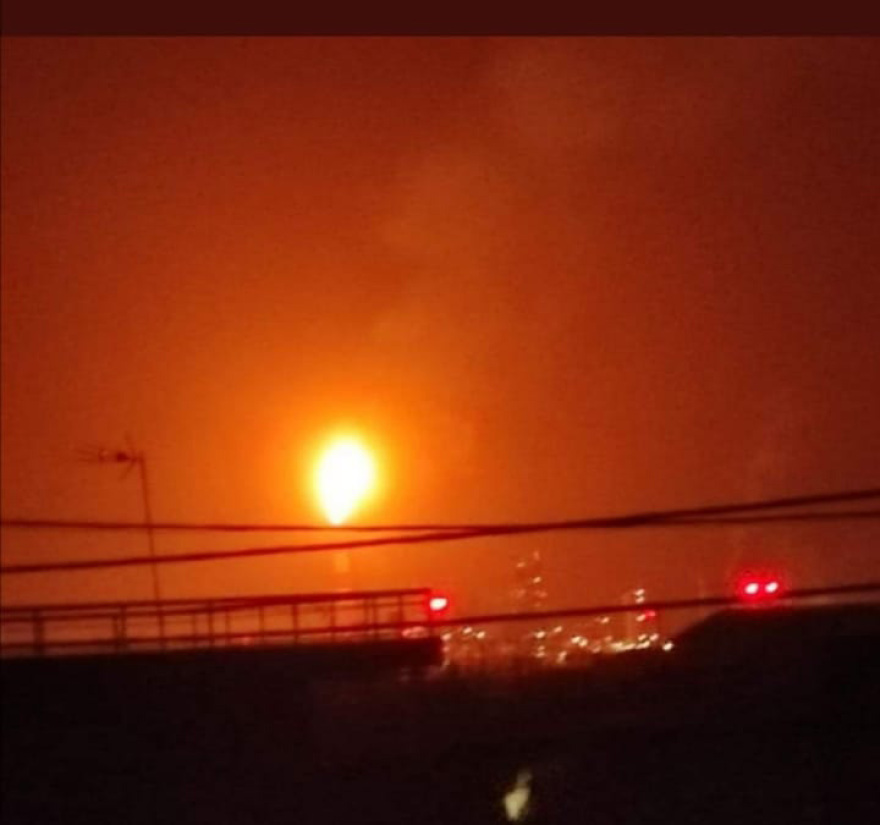 Βίντεο και φωτογραφίες από τη φωτιά στο σταθμό του ΑΔΜΗΕ στον Ασπρόπυργο