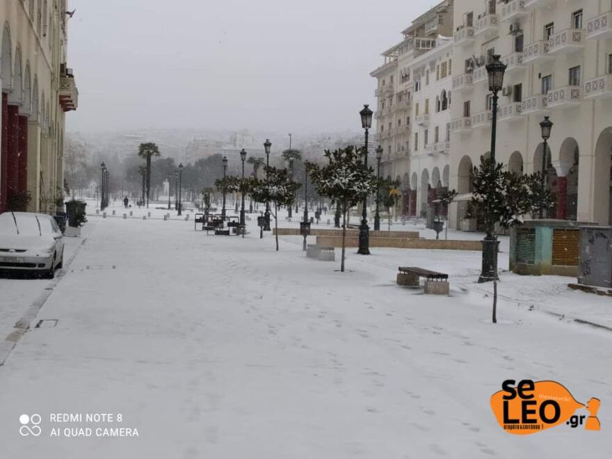 Κακοκαιρία «Μήδεια»: Το 'στρωσε στη Θεσσαλονίκη - Δείτε βίντεο και φωτογραφίες