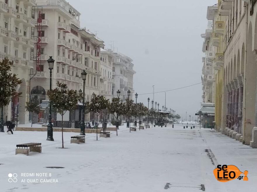 Κακοκαιρία «Μήδεια»: Το 'στρωσε στη Θεσσαλονίκη - Δείτε βίντεο και φωτογραφίες