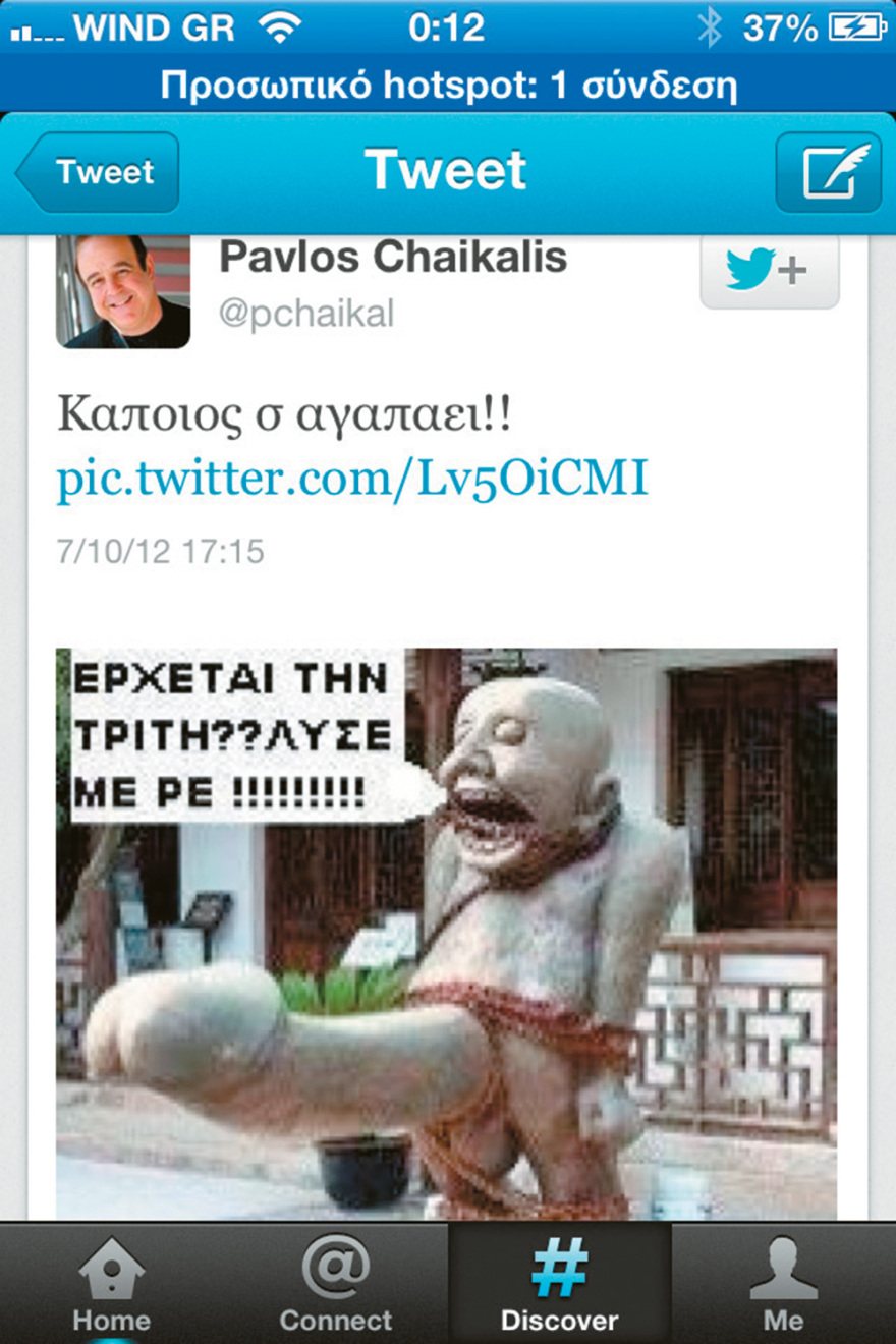 Παύλος Χαϊκάλης: Το «αρσενικό παλαιάς κοπής» με το... ανασφάλιστο όχημα