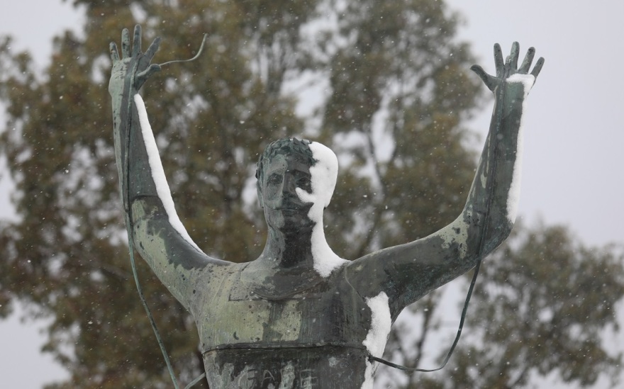 Κακοκαιρία «Μήδεια»: Στα λευκά το Ολυμπιακό Στάδιο